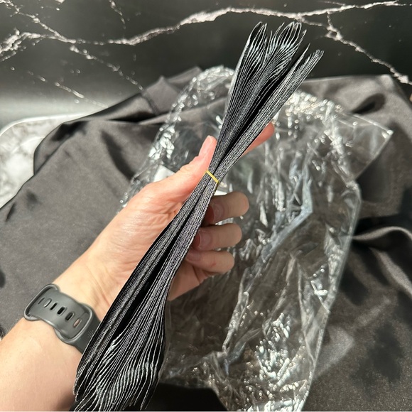 Holographic Heart Mylar Zip Bags, 50pc - Picture 4 of 4